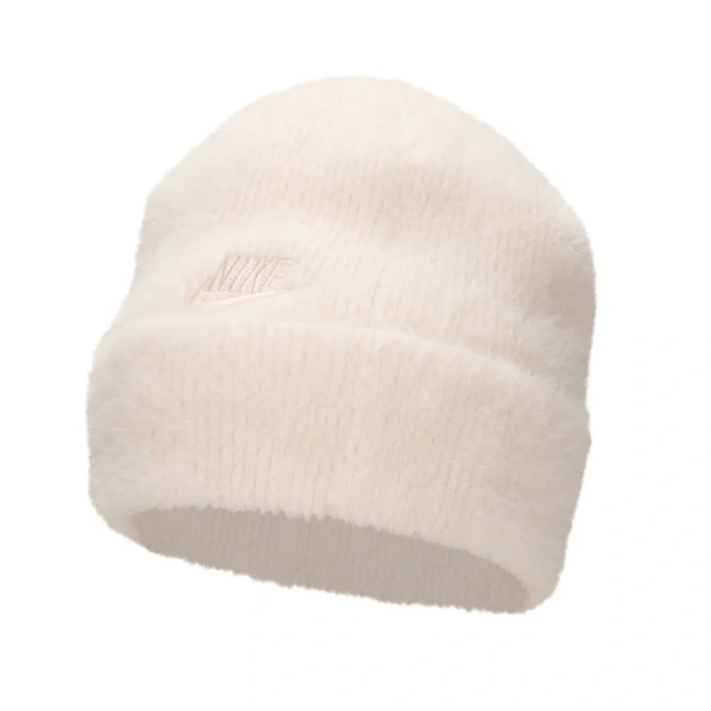 NWT Nike Peak Light Pink Ribbed Eyelash Winter Beanie